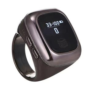 Rappel du compteur de prière musulman Affichage OLED Iqibla Smart Zikr Ring Réveil Tasbih Tally Meilleur cadeau islamique Ramadan Tasbee - Product Image 2