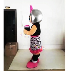 คอสตูมมาสคอตคอตุ๊กตาสาวสำหรับงานเลี้ยงออกแบบได้ตามที่ต้องการ - Product Image 2