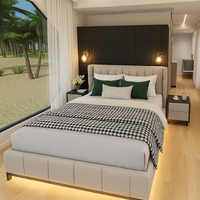 OE HOME M9 Villa mobile de luxe à double étage en structure acier, capsule spatiale écologique, personnalisable, étanche, pour hôtel, parc, centre commercial