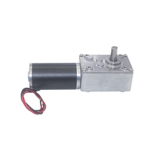 Réducteur de vitesse à vis sans fin pour moteur CC, personnalisable ODM, 0,5 CV, rapport 100:1, couple élevé pour machines industrielles - Product Image 2