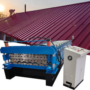 Frans-Guyana Dubbellaags Dakplaat Trapeziumvormige Rolvormmachine Voor Het Maken Van Tegels - Product Image 4