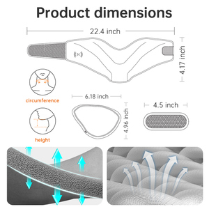 <span class=keywords><strong>Collier</strong></span> <span class=keywords><strong>cervical</strong></span> <span class=keywords><strong>chauffant</strong></span> USB rechargeable à thérapie par impulsions pour soulager la pression et la douleur de la colonne cervicale - Product Image 6