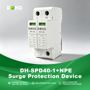 Dispositivo de Protección Contra Sobretensiones <span class=keywords><strong>DOHO</strong></span> DH-SPD40-1P+NPE, 40kA Corriente Máxima de Descarga, Tipo T2, Material PBT/Plástico, para Sistemas Solares - Product Image 2