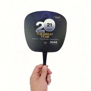 Wholesale Customized PP Plastic <b>Hand</b> <b>Fan</b> with Promotional Logo Printing Novelty Gifts - Product Image 6