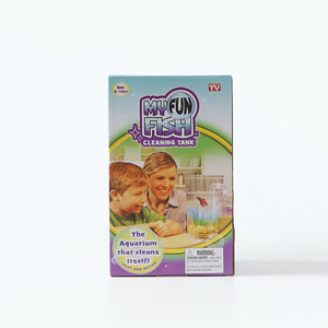 Mini Pecera Rectangular de Plástico Transparente para Escritorio, Acuario DIY para Decoración de Oficina - Product Image 2