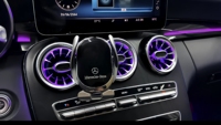 Nouveau panneau décoratif conducteur et copilote pour Mercedes Benz Classe C W205 GLC W253 2015-2021, éclairage d'ambiance intérieur LED pour voiture