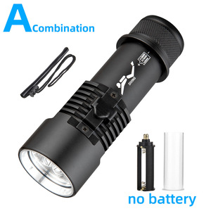 P70 IPX8 Waterproof Diving Underwater Aluminum Alloy <b>LED</b> <b>Flashlight</b> Magnetic Switch Hunting Rechargeable Battery - Product Image 1
