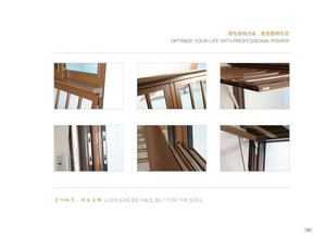 <span class=keywords><strong>Fenêtre</strong></span> <span class=keywords><strong>coulissante</strong></span> en alliage d'aluminium Broken Bridge avec portes et fenêtres en verre de balcon <span class=keywords><strong>panoramique</strong></span> extrêmement étroites et scellées - Product Image 5