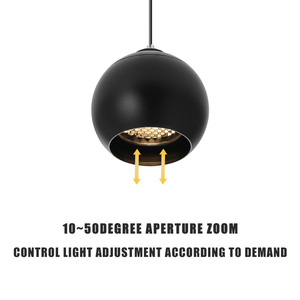 Lampes de piste suspendues à LED COB modernes 7W, montage en surface, corps de lampe en aluminium, à intensité variable, pour salon, intérieur, haute altitude - Product Image 1