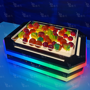 Custom Logo LED Fruit Tray Nightclub <strong>Furniture</strong> with Bar Accessories for Party Serving Trays - Product Image 5