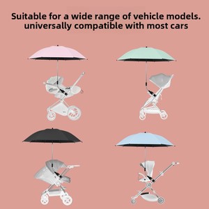 <span class=keywords><strong>Sombrilla</strong></span> para Cochecito de Bebé, 8 Varillas, <span class=keywords><strong>Universal</strong></span>, para Triciclos, Carritos de Empuje, Protección Solar y contra la Lluvia, para Uso en Exteriores - Product Image 3