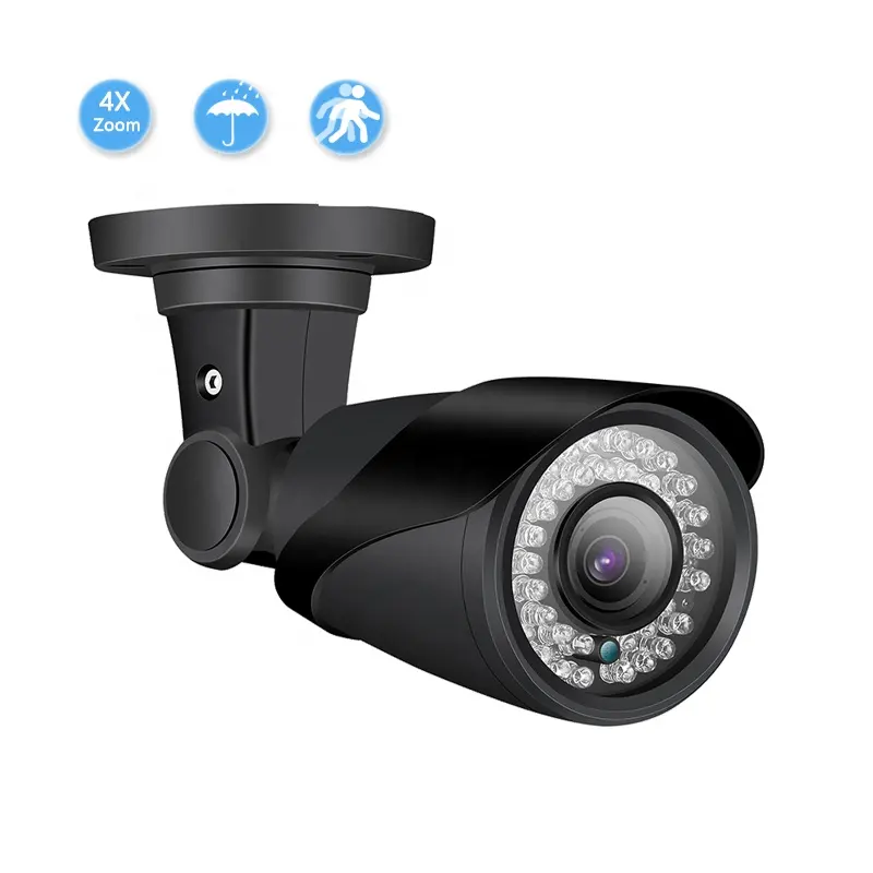 BESDER 4MP 2MP 48V POE IP-Kamera überwachung 2,8mm bis 12mm optische Zoom-Überwachungs kamera mit Montage halterungen