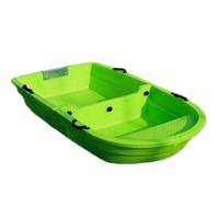 Bateau de pêche pliable stable en LLDPE de 2,2 mètres pour l'aquaculture et les sports nautiques, capacité de 2 personnes