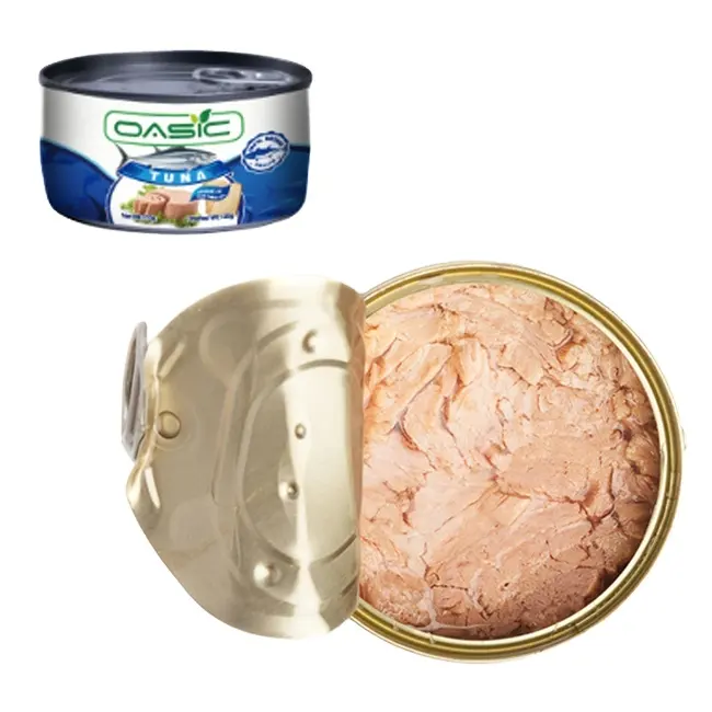 Canned Tuna in sunflower oil Professional Factory with Fresh Tuna With Vegetable Oil