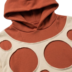TOPSHOW Sweat à capuche personnalisé pour homme, 100% Coton épais, coupe courte, double couche, avec applique brodée style French Terry - Product Image 4