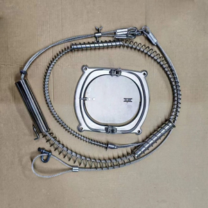Pédale en acier inoxydable de 5 mm avec écrou de remplacement solide, appât renforcé pour sanglier avec ressort, indispensable pour la chasse en ferme - 532 - Product Image 1