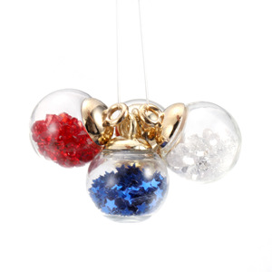Crystal Glass Ball Pendants Round 10Pc <b>Set</b> For Jewelry Making DIY Earrings Necklaces Small <b>Beads</b> Wholesale - Product Image 5