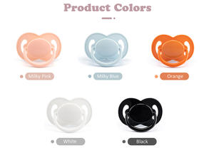 Venta caliente Chupetes Para Bebes Recien Nacidos Anticolicos 100% Chupetes de ortodoncia de silicona de grado alimenticio para bebé recién nacido - Product Image 6