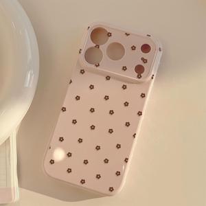 Coque de téléphone antichoc pour iPhone 17 Pro Max, motif floral coréen mignon, découpes précises, protection intégrale - Product Image 1