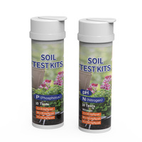Kit d'analyse précise du sol LYZ pour les plantes de jardin et de pelouse, bandelettes de test du sol 4-en-1, pH, fabriqué dans le Jilin