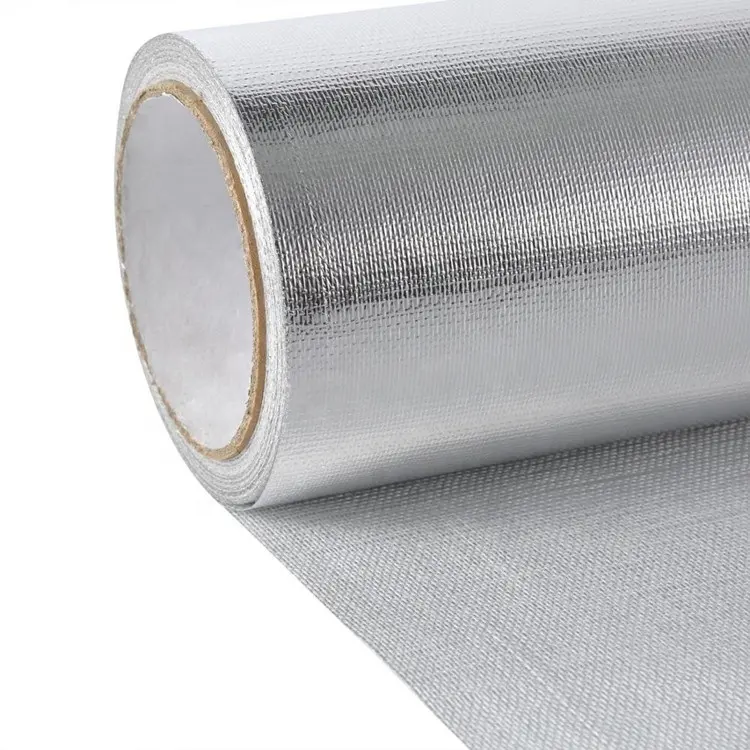 Теплоизоляция алюминиевая фольга с покрытием Стекловолоконная ткань