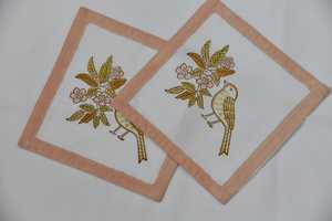 Excellent prix pour des serviettes en coton imprimées, serviettes indiennes imprimées à la main, serviettes de cocktail, serviettes de dîner, serviettes de table, utilisation quotidienne sans papier. - Product Image 3