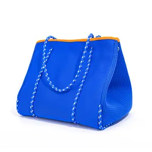 Waterproof Customized Design 2021 Neoprene Tote Bag Handbags Gym Bag Neoprene Beach Bag