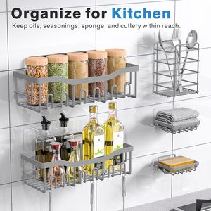 5-Pack Rustproof Stainless Steel <b>Shower</b> Caddy No Drill Adhesive Bathroom Organizer with Large Capacity, Spacious <b>Shower</b> <b>Shelves</b> - Product Image 6