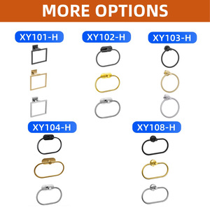 Vàng khăn treo vòng cho khách sạn sang trọng phòng tắm khăn thanh thiết kế hiện đại vòng khăn - Product Image 6