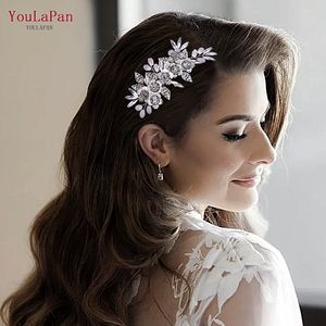 YouLaPan Accessori per <span class=keywords><strong>Acconciature</strong></span> Semplici ed <span class=keywords><strong>Eleganti</strong></span> per Donne, Fermaglio a Pettine per Abiti da <span class=keywords><strong>Sposa</strong></span> e Vestiti Nuziali HP303 - Product Image 3