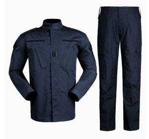 Pantalon cargo camouflage noir personnalisé DFP11, uniformes ACU, veste et pantalon avec 8 poches multiples, autres matériaux - Product Image 1