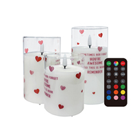 Ensemble de bougies LED rechargeables par USB avec plaque de charge, télécommande, lumière de bougie décorative, veilleuses dans une ambiance de Noël