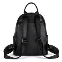 Mochila de piel sintética impermeable para jóvenes, diseño de moda, unisex, para adolescentes, Universidad