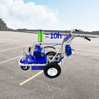 Machine de marquage routier manuelle sans air à peinture froide pour marquage routier et de chaussée, avec service après-vente gratuit et pulvérisation uniforme