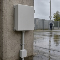 Boîtier de distribution électrique étanche en plastique IP66 sur mesure, grande taille 300*200*160mm, boîte à charnières extérieure