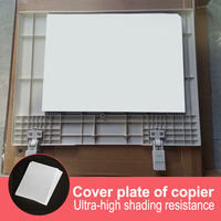 Plaque en PP blanc résistante à l'usure, écologique et résistante à l'humidité, pour accessoire de couverture de copieur, imprimante et scanner
