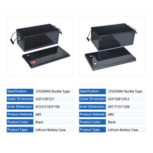 กล่องแบตเตอรี่กันน้ำกันกระแทก 185Ah 190Ah 200Ah 250Ah 300Ah 12v สำหรับชุดแบตเตอรี่ - Product Image 3