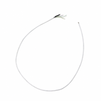 Fil de cuivre émaillé à 3 conducteurs en PTFE blanc OD0,9 mm, pour connexion audio interne des écouteurs
