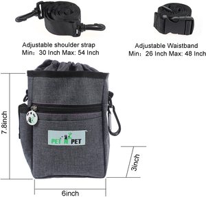 Dispenser Porta Sacchetti Igenici per Cani in Cotone Ecologico Personalizzabile, Senza Profumo, per Rifiuti di Animali Domestici, Mani Libere, Eco-Friendly - Product Image 5
