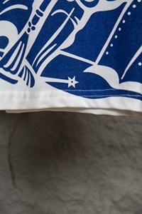T-shirt unisexe surdimensionné en coton, motif chevalier bleu et blanc, col rond, décontracté, streetwear, manches courtes, été - Product Image 6