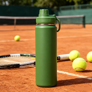 Nouvelles Bouteilles d'Eau en Acier Inoxydable à Double Paroi Isolées sous Vide avec Logo Personnalisé et Petite Ouverture pour le Sport et la Gymnastique – Modèle 2026 - Product Image 2