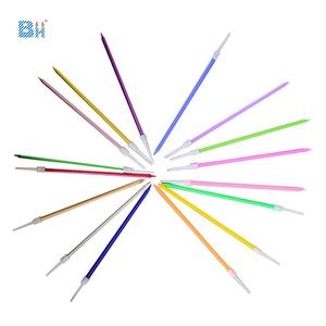 Vela cónica colorida para cumpleaños, 8 unidades, venta directa al por mayor, para fiesta - Product Image 3