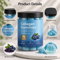 Gummies à l'ashwagandha, gummies au collagène, suppléments à base de plantes pour la beauté de la peau, des cheveux et des ongles, antioxydants