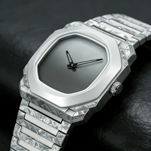 Men's Watch Ultra-Thin Marble <b>Large</b> Dial Quartz Watch Plastic Waterproof Watch Premium Luxury <b>Gift</b> <b>Box</b> - Product Image 3