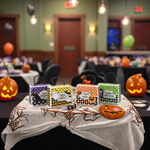 Halloween Đảng favour quà tặng bao bì hộp giấy lừa hoặc điều trị Nguồn cung cấp Halloween kẹo điều trị túi với Carry xử lý cho đồ chơi - Product Image 6