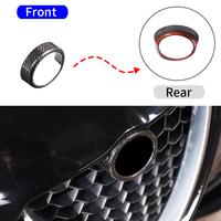 Grille avant en fibre de carbone véritable de haute qualité, cadre en forme de V pour Alfa Romeo Giulia 2017-2020, vente en gros