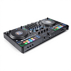 Controlador DJ Profesional de 4 Canales de Venta Rápida, Grado Industrial DIY OEM/ODM, 4 Materiales de Plástico y Aluminio para Mezcla de Stems - Product Image 1