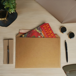 A3 ZL Peel and Seal Double Gummed Do Not Bend <strong>Brown</strong> <strong>Kraft</strong> Cardboard Mailer <strong>Envelope</strong> for Magazine Packing Recycled <strong>Envelopes</strong> - Product Image 3