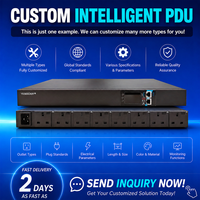 Unité de distribution d'alimentation intelligente Intellinet PDU 230V 13A 8 prises UK, contrôle segmenté, RS485, synchronisation, DHCP, HTTPS, Mining, LVLD