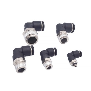 HOFUJNG Conector Neumático de Plástico de 1/4, 5/16, 3/8, 1/2 Pulgada con Rosca Macho, Conexión Rápida para Suministro de Aire Hidropónico - Product Image 4